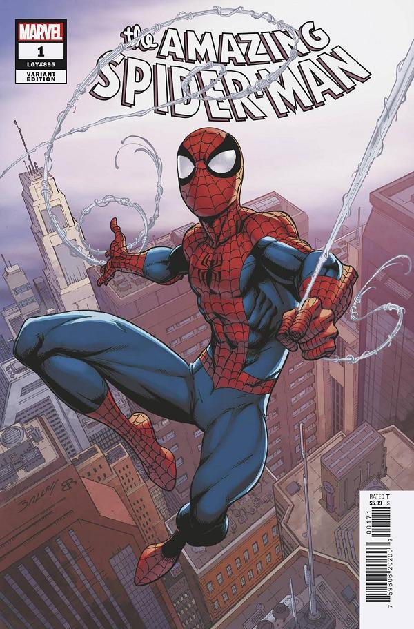 Amazing Spider-Man #1 variant cover by Mark Bagley