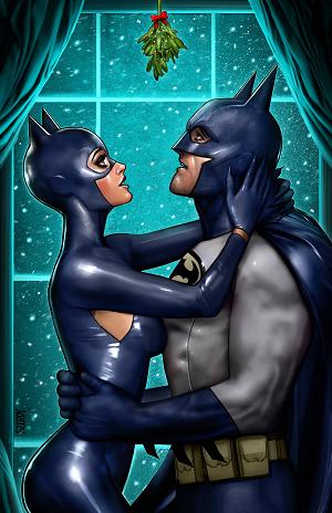 Catwoman #50 CVR D CVR D SZERDY HOLIDAY CARD STOCK cover