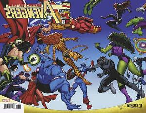 Avengers #13 RON LIM WRAP AROUND cover