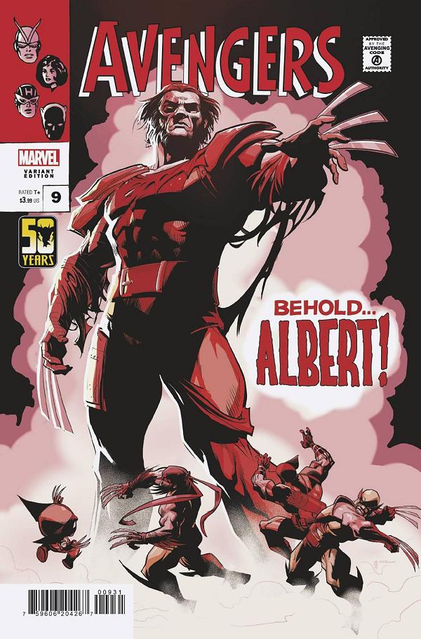 Avengers #9 PETE WOODS WOLVERINE WOLVERINE WOLVERINE cover