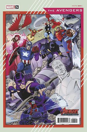 Avengers #5 AARON KUDER AVENGERS 60TH cover