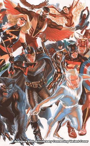 Avengers #5 ALEX ROSS CONNECT AVENGERS PART D cover