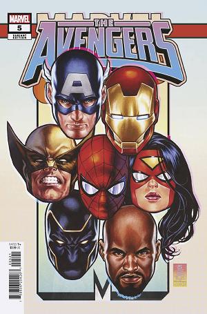 Avengers #5 MARK BROOKS CORNER BOX cover