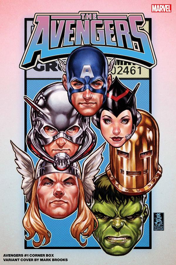 Avengers #1 variant cover by Mark Brooks