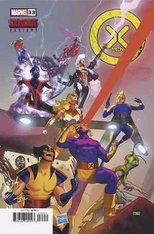 X-Men #33 TAURIN CLARKE MICRONAUTS cover