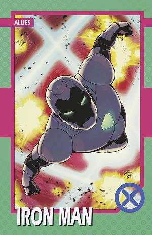 X-Men #32 RUSSELL DAUTERMAN TRADING CARD cover