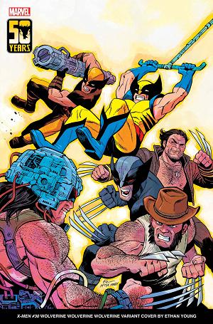 X-Men #30 ETHAN YOUNG WOLVERINE WOLVERINE WOLVERINE cover
