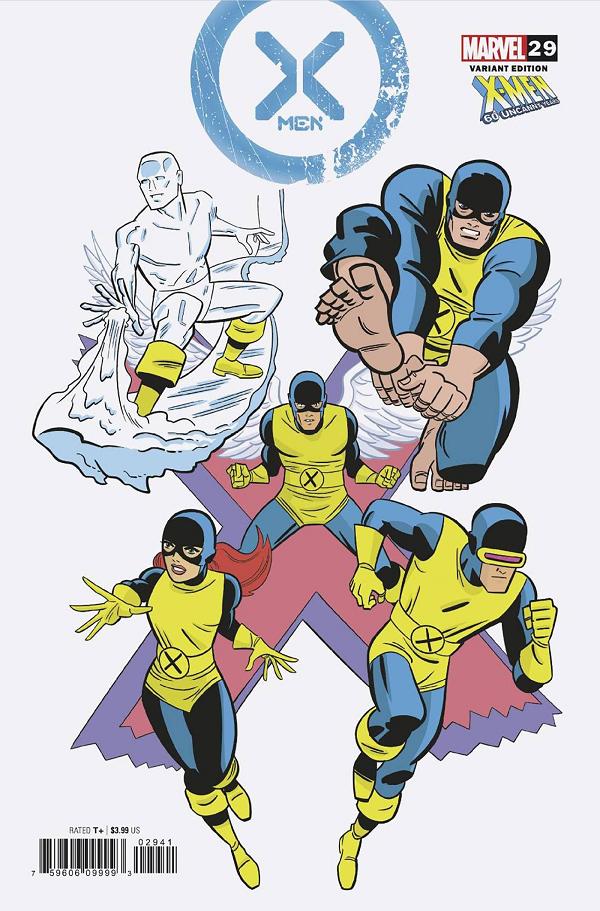 X-Men #29 JACOB EDGAR X-MEN 60TH cover