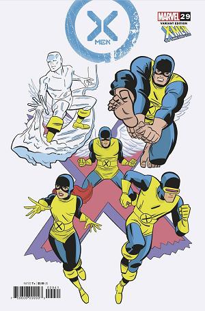 X-Men #29 JACOB EDGAR X-MEN 60TH cover
