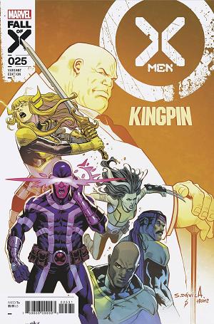 X-Men #25 SERGIO DAVILA KINGPIN cover