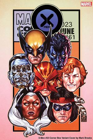 X-Men #23 MARK BROOKS CORNER BOX cover