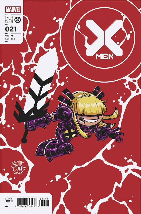 X-Men #21 variant cover by Skottie Young