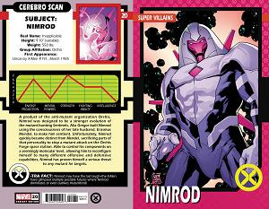 X-Men #20 CAMUNCOLI TRADING CARD cover