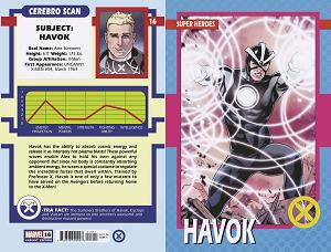 X-Men #16 DAUTERMAN TRADING CARD cover