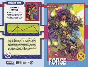 X-Men #15 DAUTERMAN TRADING CARD cover