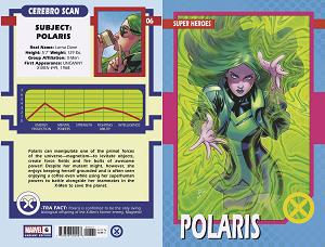 X-Men #6 DAUTERMAN NEW LINEUP TRADING CARD cover
