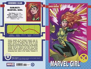 X-Men #3 DAUTERMAN TRADING CARD cover