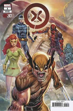 X-Men #1 LIEFELD DEADPOOL 30TH cover