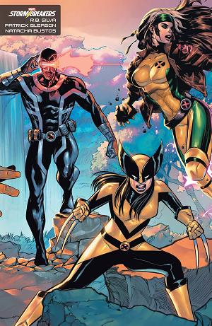 X-Men #1 SILVA BUSTOS GLEASON STORMBREAKERS cover