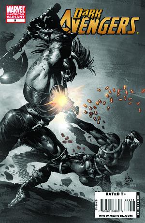 Dark Avengers #9 2ND PTG cover