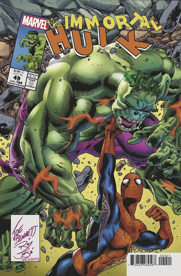 Immortal Hulk #49 BENNETT HOMAGE cover