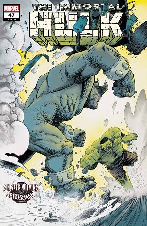Immortal Hulk #47 SHALVEY SPIDER-MAN VILLAINS cover