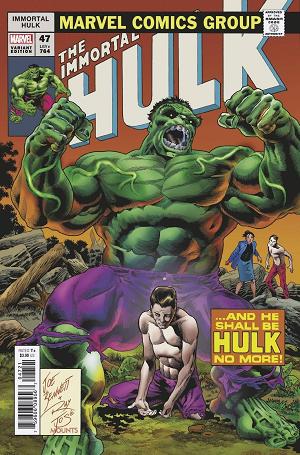 Immortal Hulk #47 BENNETT HOMAGE cover