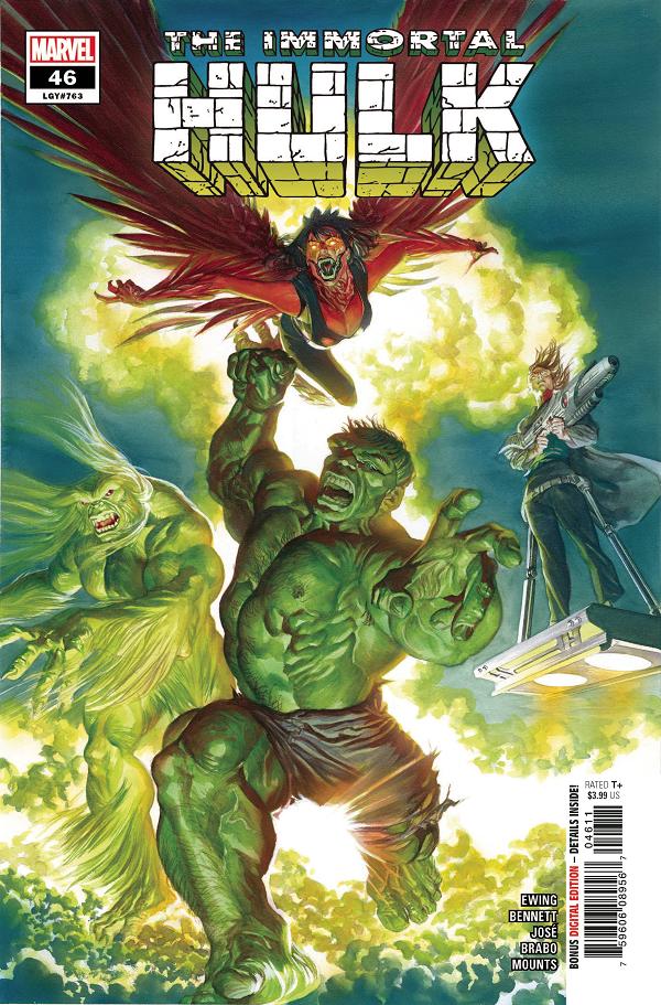 Immortal Hulk #46 cover by Alex Ross