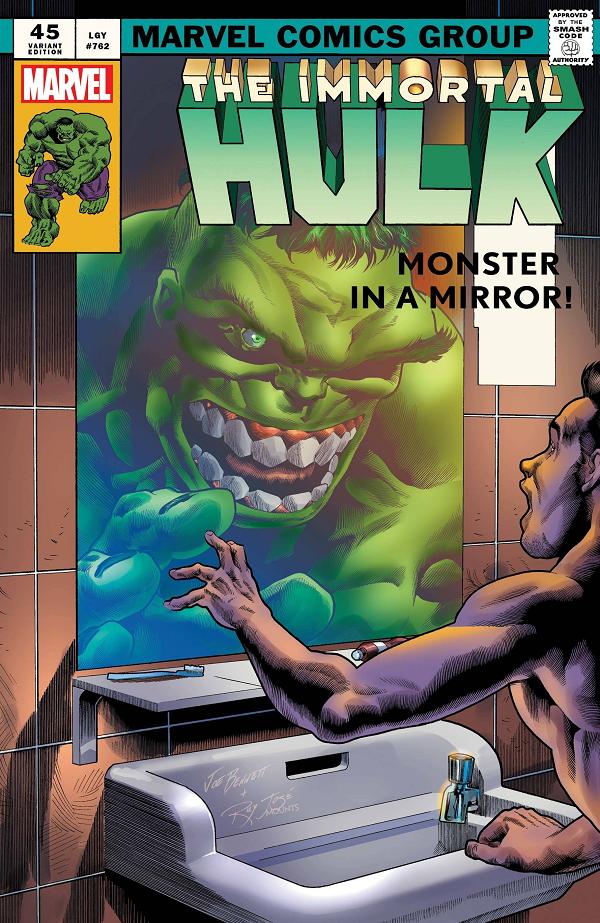 Immortal Hulk #45 BENNETT HOMAGE cover
