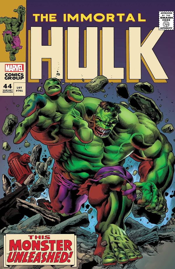 Immortal Hulk #44 BENNETT HOMAGE cover