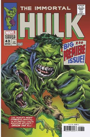 Immortal Hulk #43 BENNETT HOMAGE cover