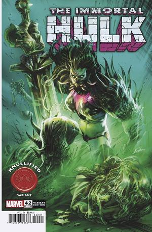 Immortal Hulk #42 LOZANO KNULLIFIED cover