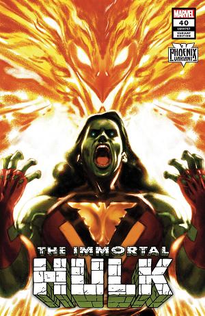 Immortal Hulk #40 CLARKE SHE-HULK PHOENIX cover