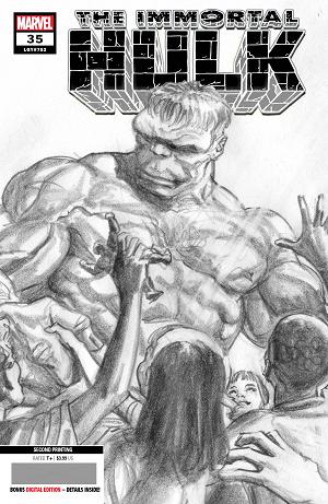 Immortal Hulk #35 2ND PTG ALEX ROSS cover