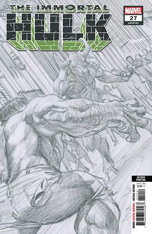 Immortal Hulk #27 2ND PTG ALEX ROSS cover