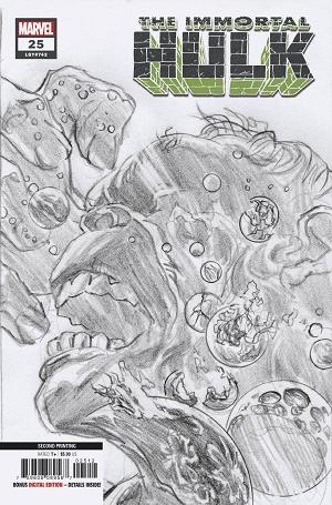 Immortal Hulk #25 2ND PTG ROSS cover