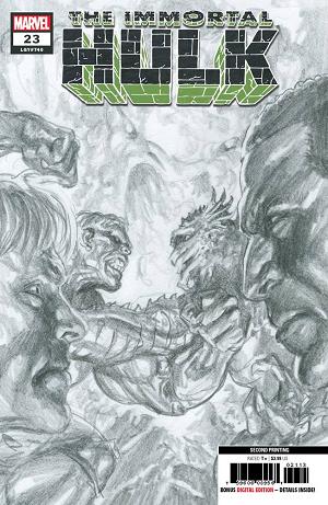 Immortal Hulk #23 2ND PTG ROSS cover