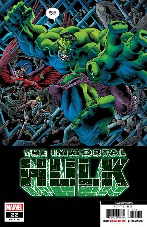Immortal Hulk #22 2ND PTG BENNETT cover