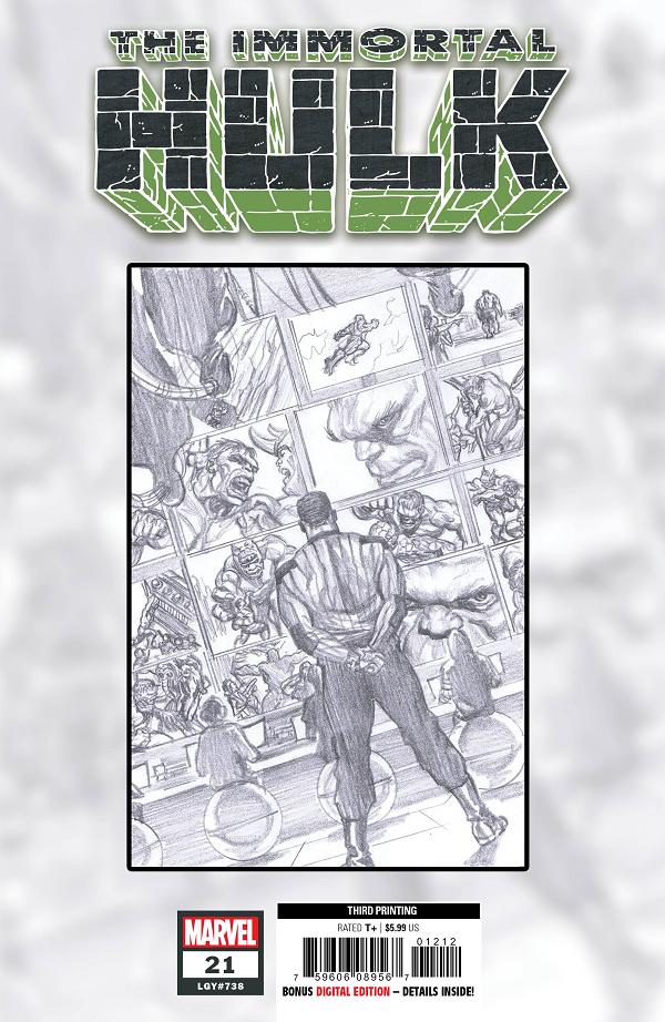 Immortal Hulk #21 3RD PTG cover