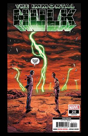 Immortal Hulk #20 3RD PTG BENNETT cover