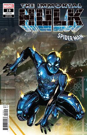 Immortal Hulk #19 LUPACCHINO SPIDER-MAN ARMOR SUIT cover