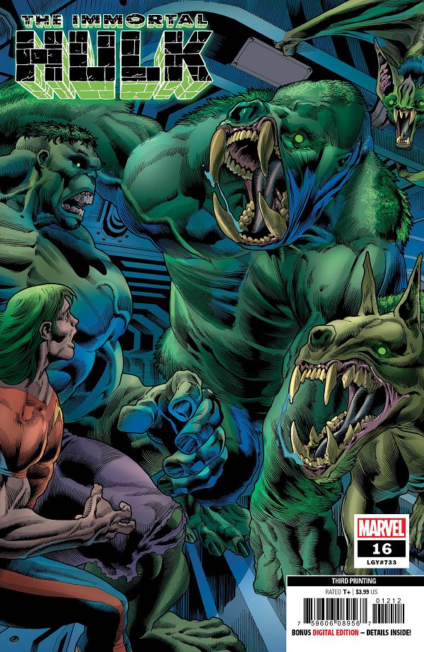 Immortal Hulk #16 3RD PTG BENNETT cover