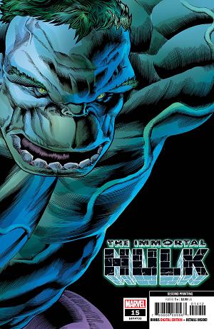 Immortal Hulk #15 2ND PTG BENNETT cover