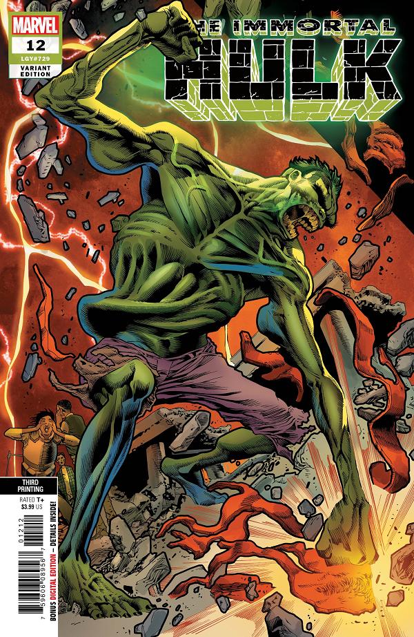 Immortal Hulk #12 3RD PTG BENNETT cover