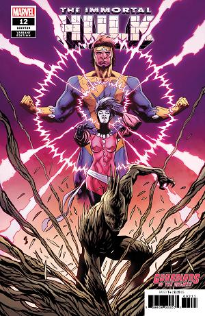 Immortal Hulk #12 SHAW GOTG cover