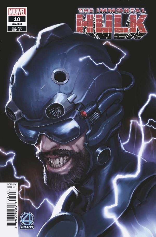 Immortal Hulk #10 DJURDJEVIC FANTASTIC FOUR VILLAINS cover