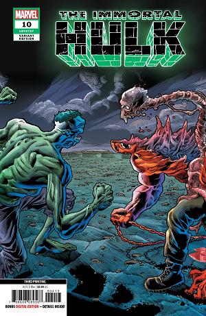 Immortal Hulk #10 3RD PTG BENNETT cover