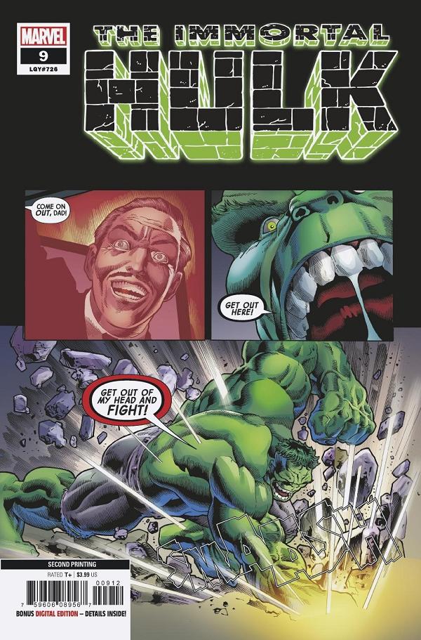 Immortal Hulk #9 2ND PTG BENNETT cover