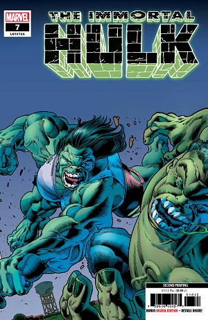 Immortal Hulk #7 2ND PTG BENNETT cover