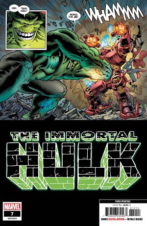 Immortal Hulk #7 3RD PTG BENNETT cover